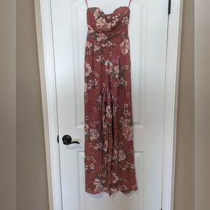 Band of Gypsies Strapless Pant Dress